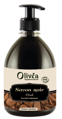 SAVON NOIR LIQUIDE OUD OLIVEA 300ML
